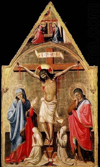 Antonio da Firenze Crucifixion with Mary and St John the Evangelist china oil painting image